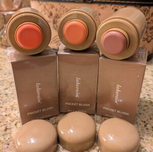 Pocket Blush Set - Coral, Peach and Mauve NEW AND IN BOX.